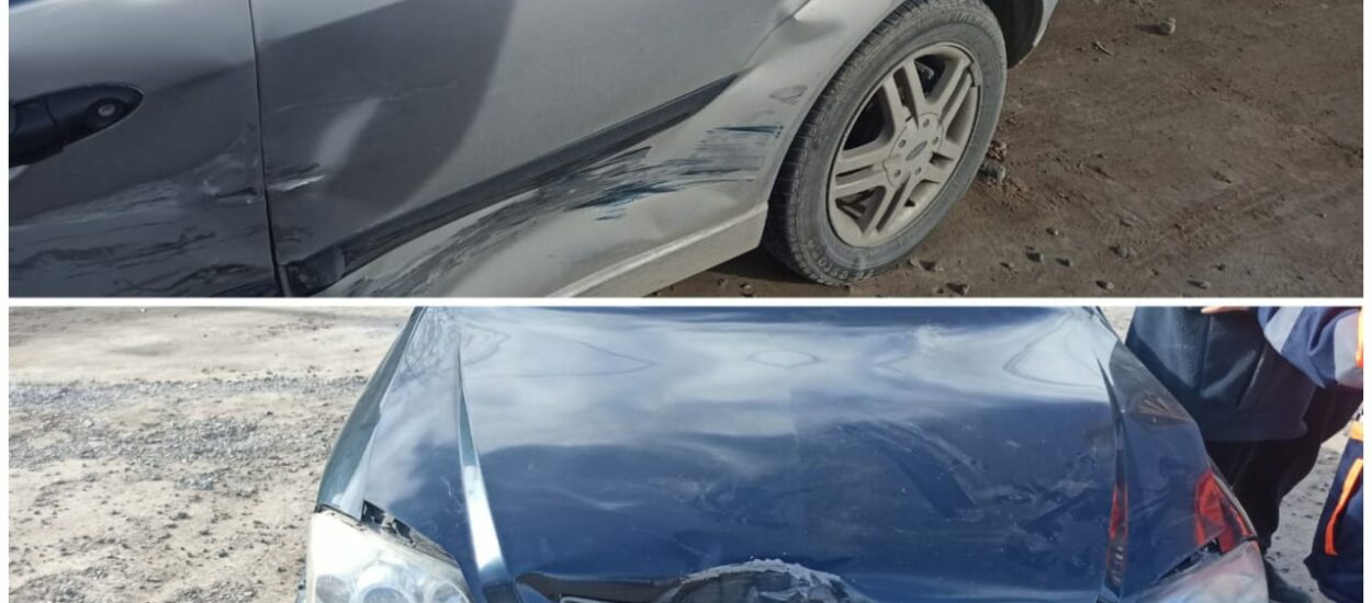 Madryn: Accidente con lesiones en la intersección de Alsua de Corbetto y Marcos A. Zar