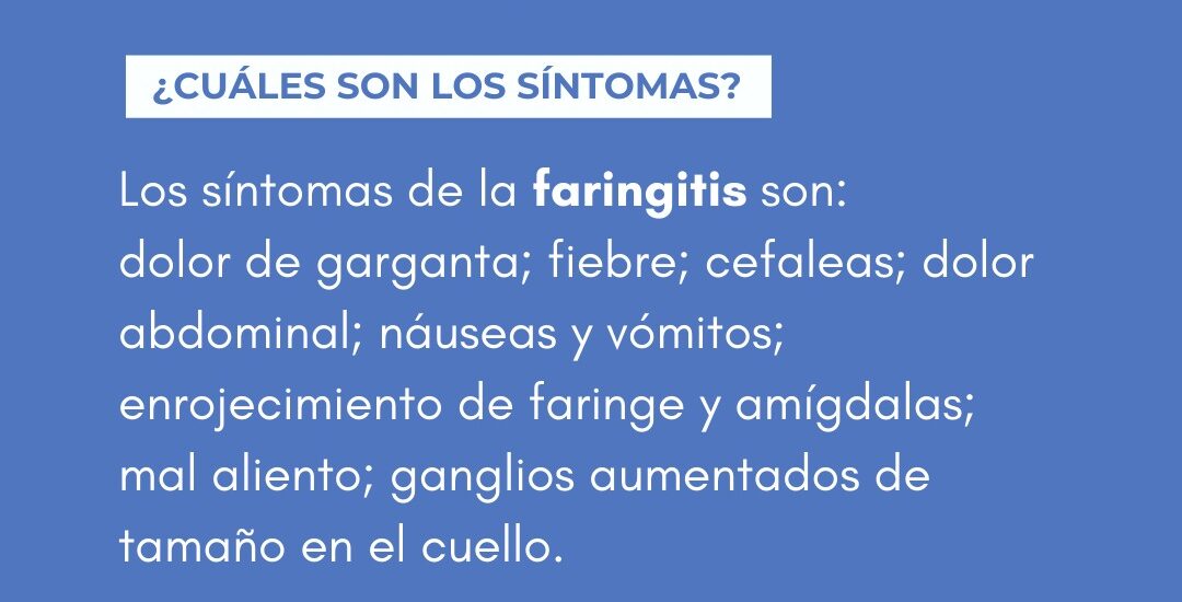 Provincia brindó recomendaciones para prevenir la transmisión de bacteria que causa faringitis aguda 