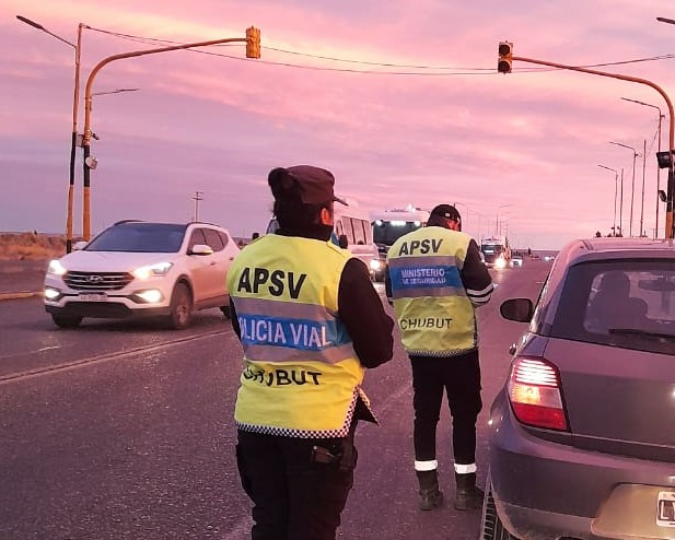 Chubut: Más de 7 mil vehículos controlados durante el fin de semana