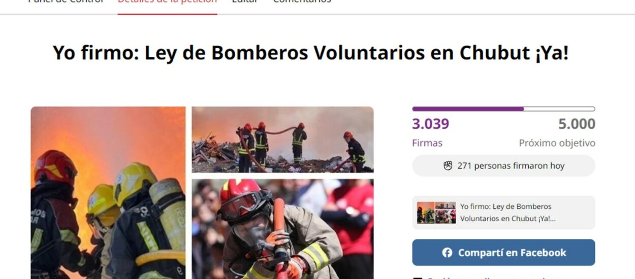 Exitosa campaña de Bomberos Voluntarios en Chubut