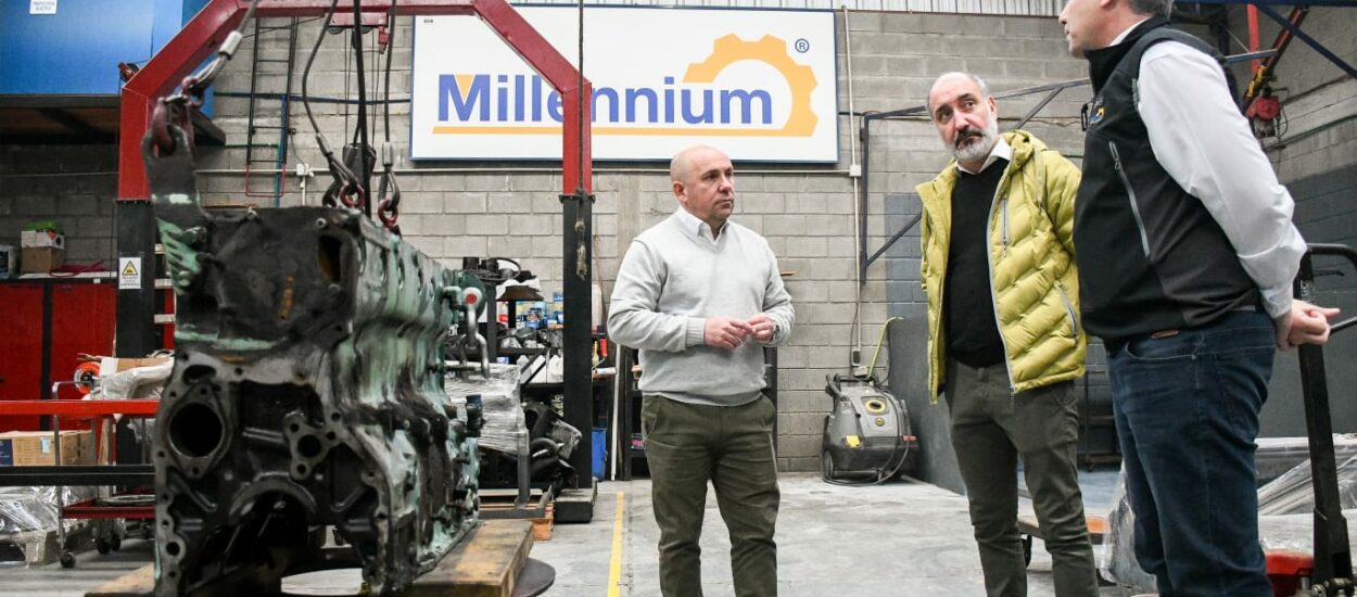 SASTRE SIGUE RATIFICANDO SU ACOMPAÑAMIENTO AL SECTOR PRIVADO: RECORRIÓ LAS INSTALACIONES DE LA EMPRESA “MILLENIUM”