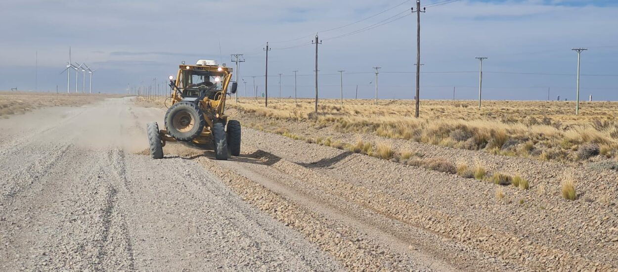 Provincia intensifica las tareas en caminos alternativos, tras la rotura de la Ruta Nacional Nº 3 en Comodoro Rivadavia 