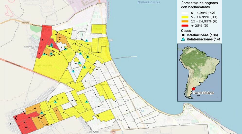 Especialistas del CONICET establecen vínculo entre condiciones de hacinamiento y frecuencia de internaciones por bronquiolitis en Puerto Madryn