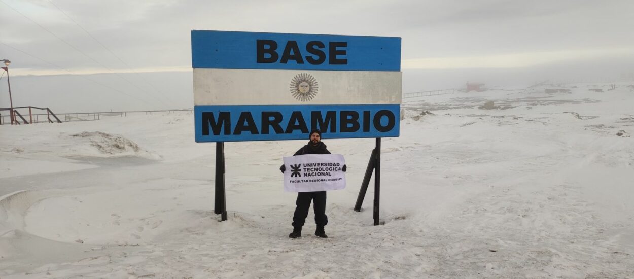 Los desafíos de un joven chubutense estudiante de UTN Chubut que se desarrolla profesionalmente en la Antárdida