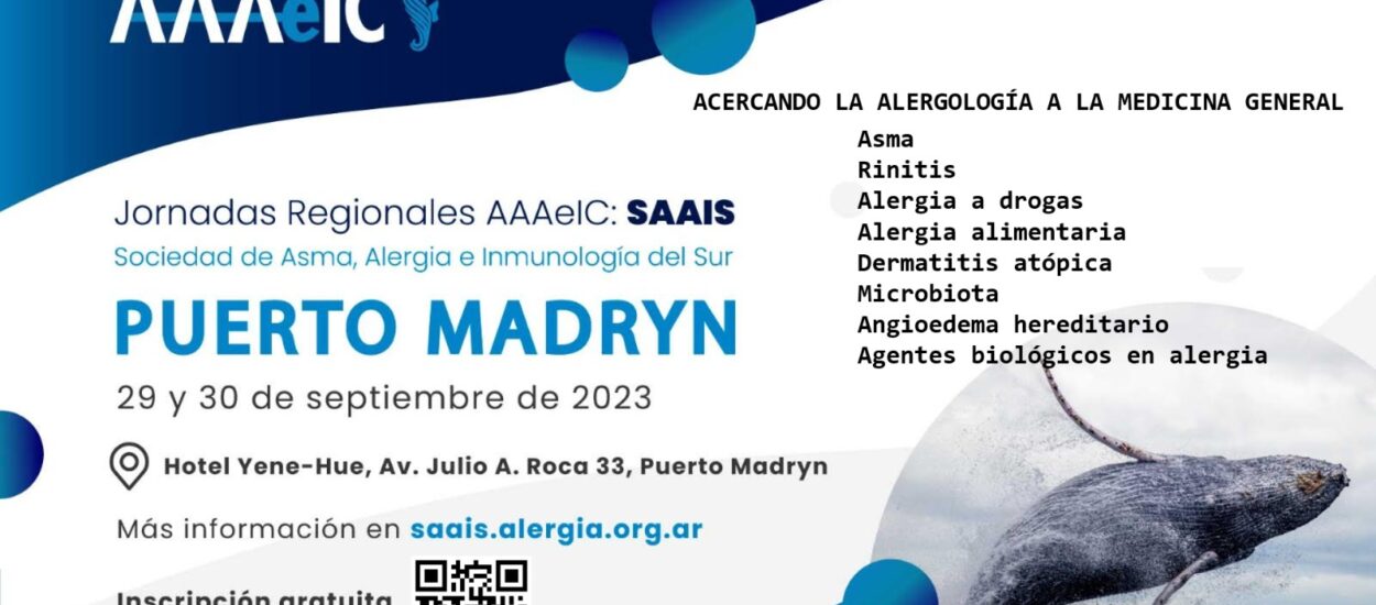 Salud declaró de interés provincial a las Jornadas Regionales de la Asociación Argentina de Alergia e Inmunología Clínica del Sur