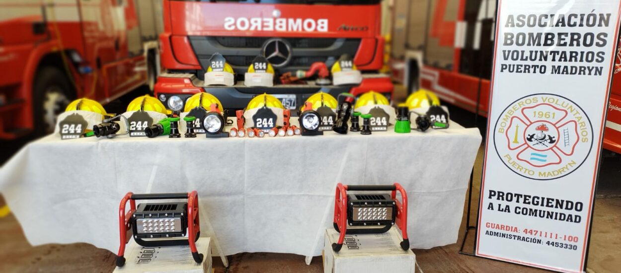 NUEVA COMPRA DE EQUIPAMIENTO DE LOS BOMBEROS DE MADRYN