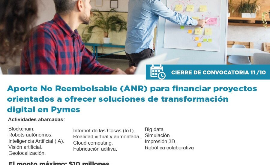 El Gobierno del Chubut presenta línea de financiamiento para la transformación digital de PyMES