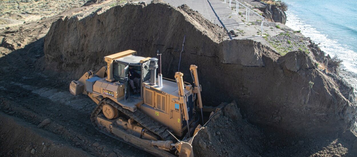 Comodoro Rivadavia: Avanzan los trabajos de reparación en la Ruta 3