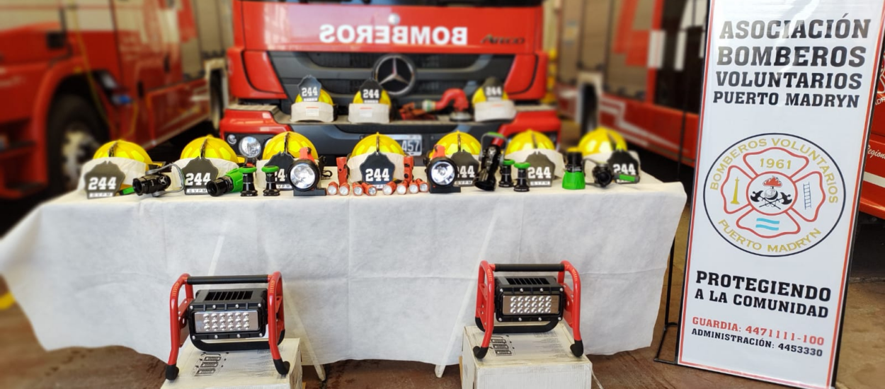 NUEVA COMPRA DE EQUIPAMIENTO DE LOS BOMBEROS DE MADRYN