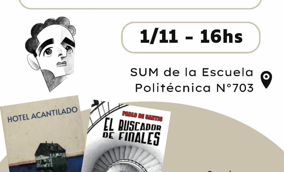 VISITA DEL ESCRITOR PABLO DE SANTIS A LA CIUDAD PARA COMPARTIR CHARLA ABIERTA SOBRE LITERATURA