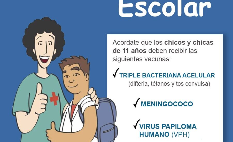 El Gobierno Provincial recuerda a las familias chubutenses la importancia de completar la vacunación de niñas y niños en edad escolar