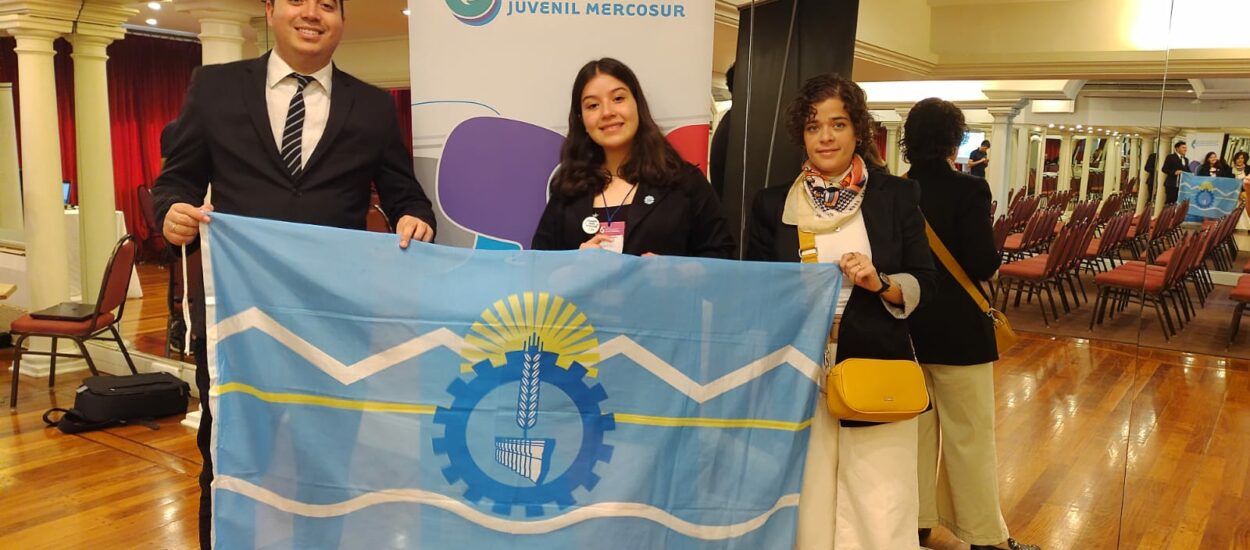 Estudiante de Chubut representó al país en el Parlamento Juvenil del Mercosur
