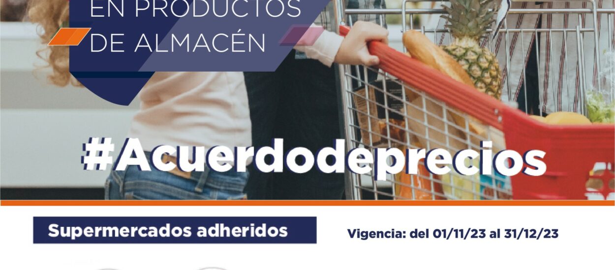 El Gobierno del Chubut renueva el acuerdo de precios con supermercados