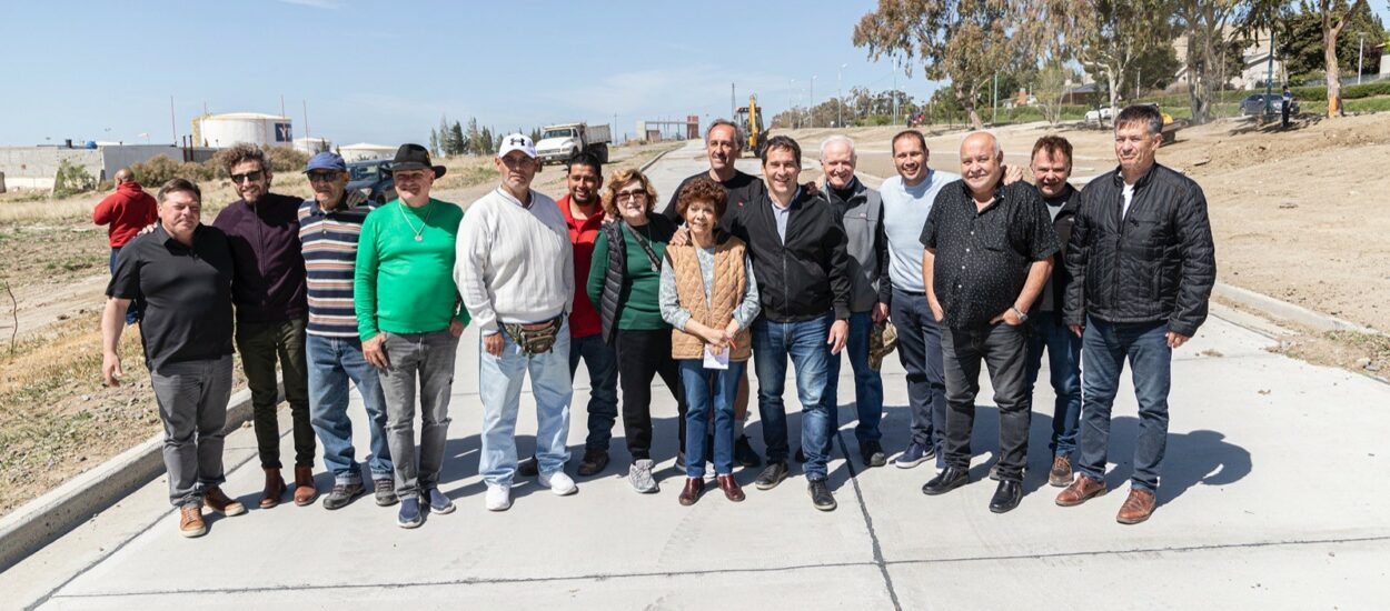 Comodoro Rivadavia: Luque recorrió los avances de obra en el Parque de la Ciudad junto a los vecinos de Km.3