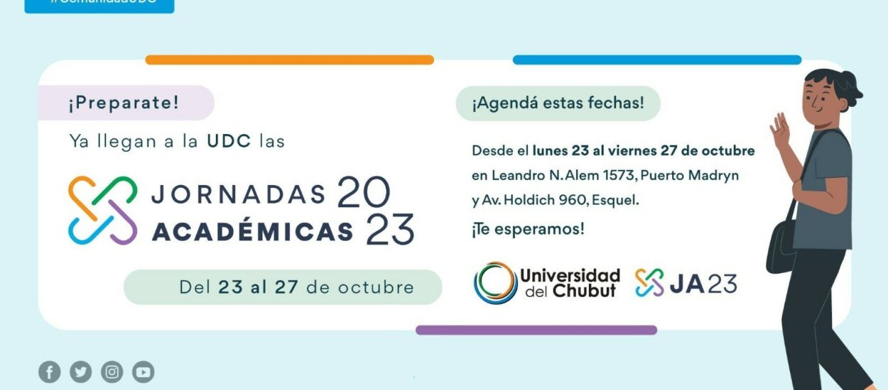 La Universidad del Chubut se prepara para las Jornadas Académicas 2023