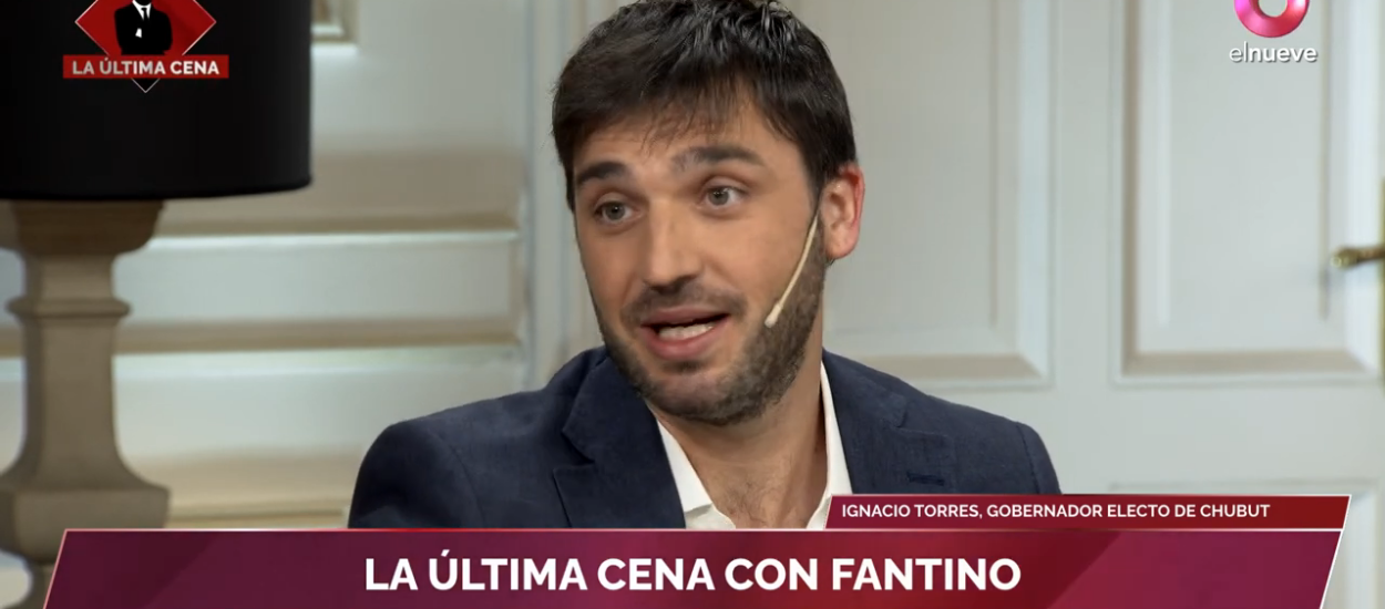 Nacho Torres, gobernador electo del Chubut, comparte sus propuestas en entrevista con Alejandro Fantino en “La Última Cena”