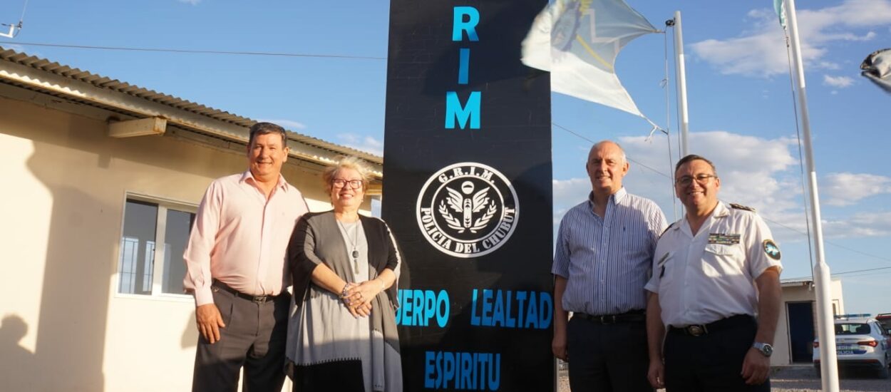 El Gobierno del Chubut inauguró las nuevas instalaciones del Grupo de Respuesta Inmediata Motorizada en Trelew