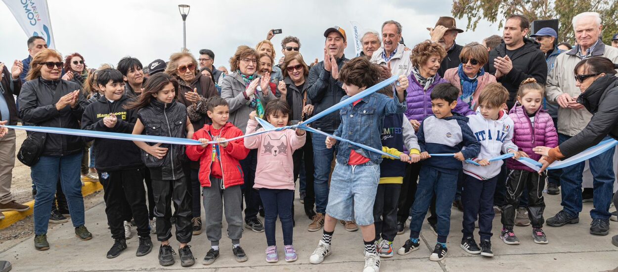 Luque inauguró la primera etapa del Parque de la Ciudad y propuso darle el nombre de Marcelo Guinle