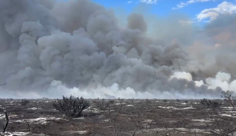 INTENDENTE SASTRE Y AUTORIDADES ABORDARÁN INCENDIO AL NORTE DE PUERTO MADRYN