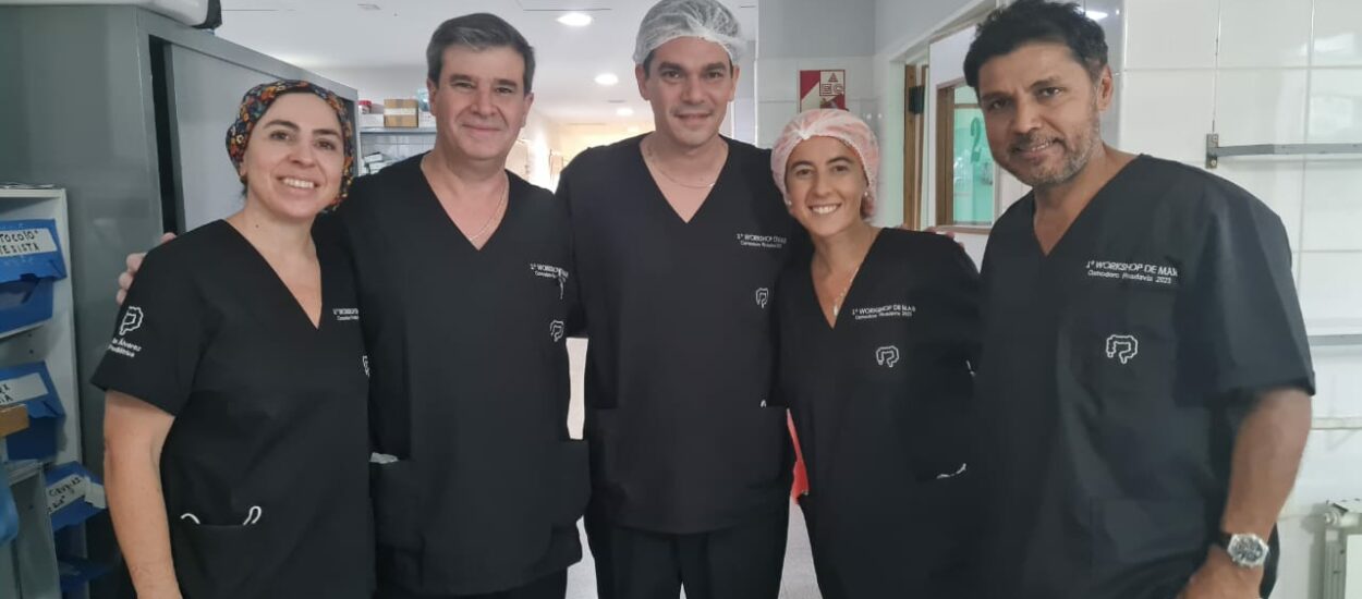 Se realizó la primer cirugía malformación anorrectal laparoscópica en Comodoro Rivadavia y se transmitió en vivo