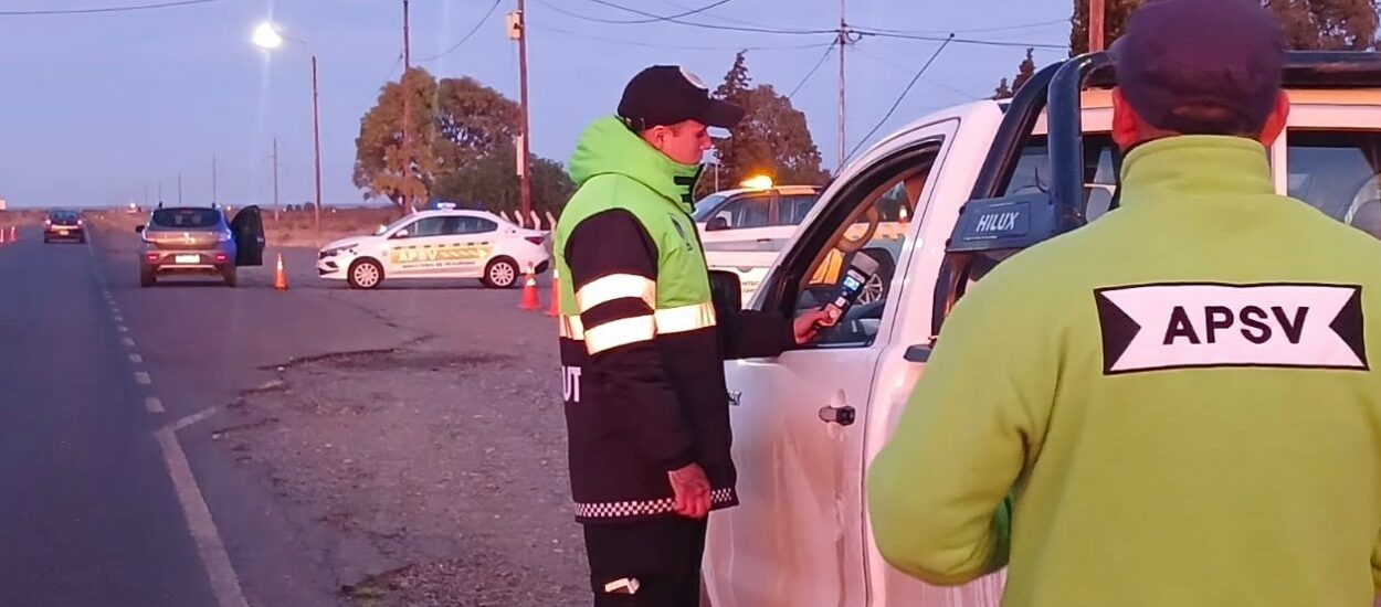 Más de 9 mil vehículos controlados durante este fin de semana en Chubut