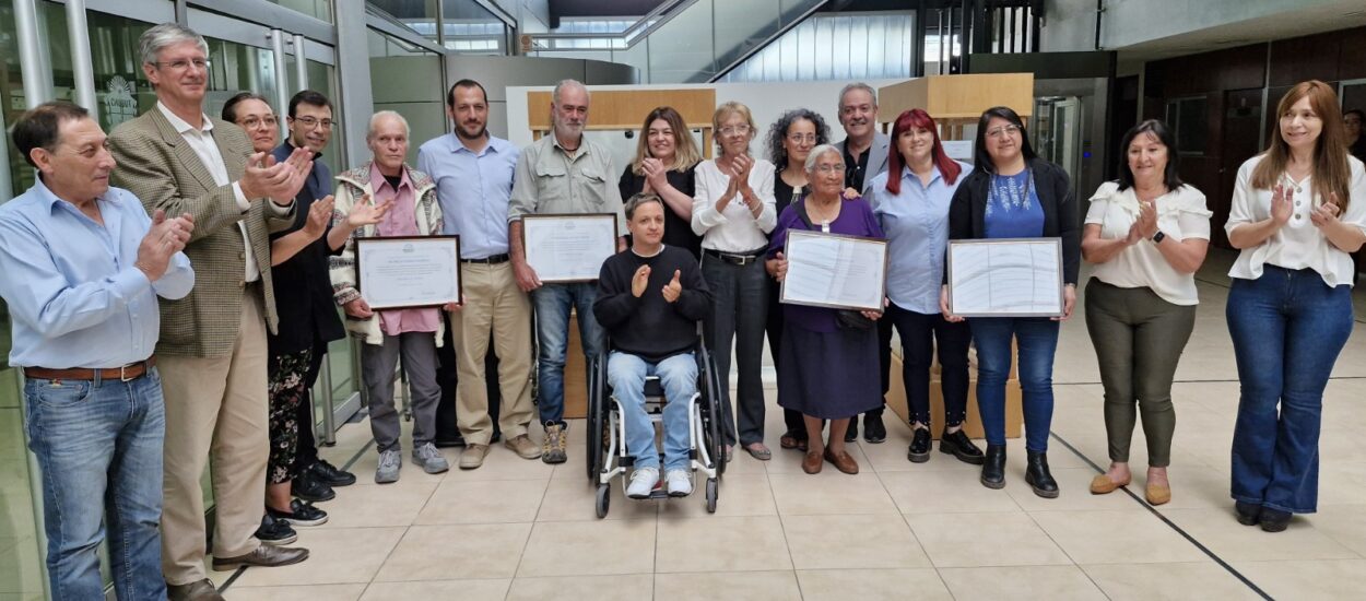 Se entregaron en la Legislatura reconocimientos a artesanos de Chubut