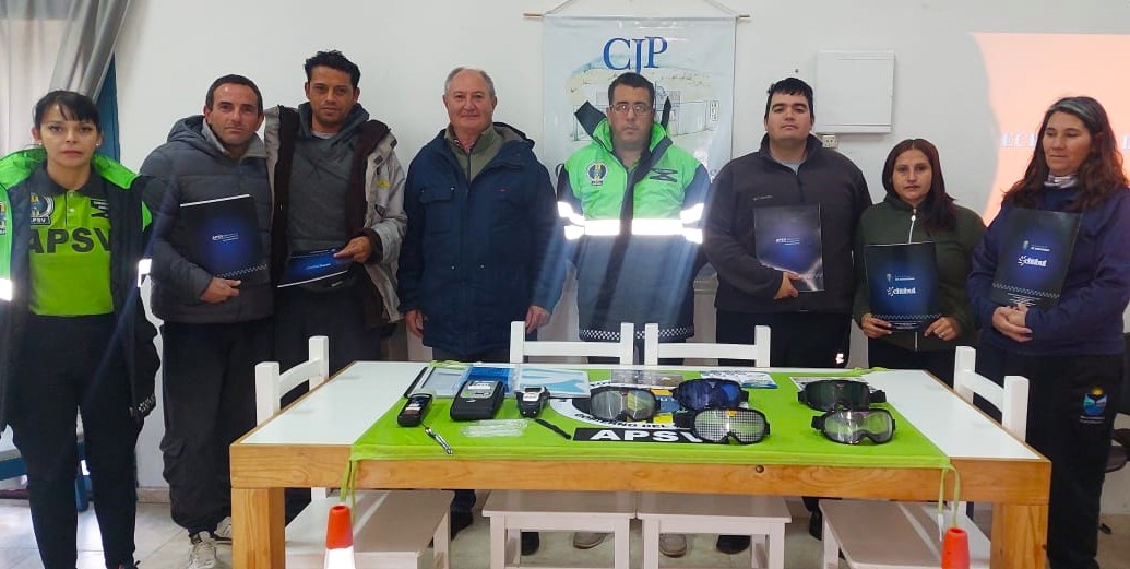 Provincia capacitó al nuevo departamento de Tránsito de Puerto Pirámides