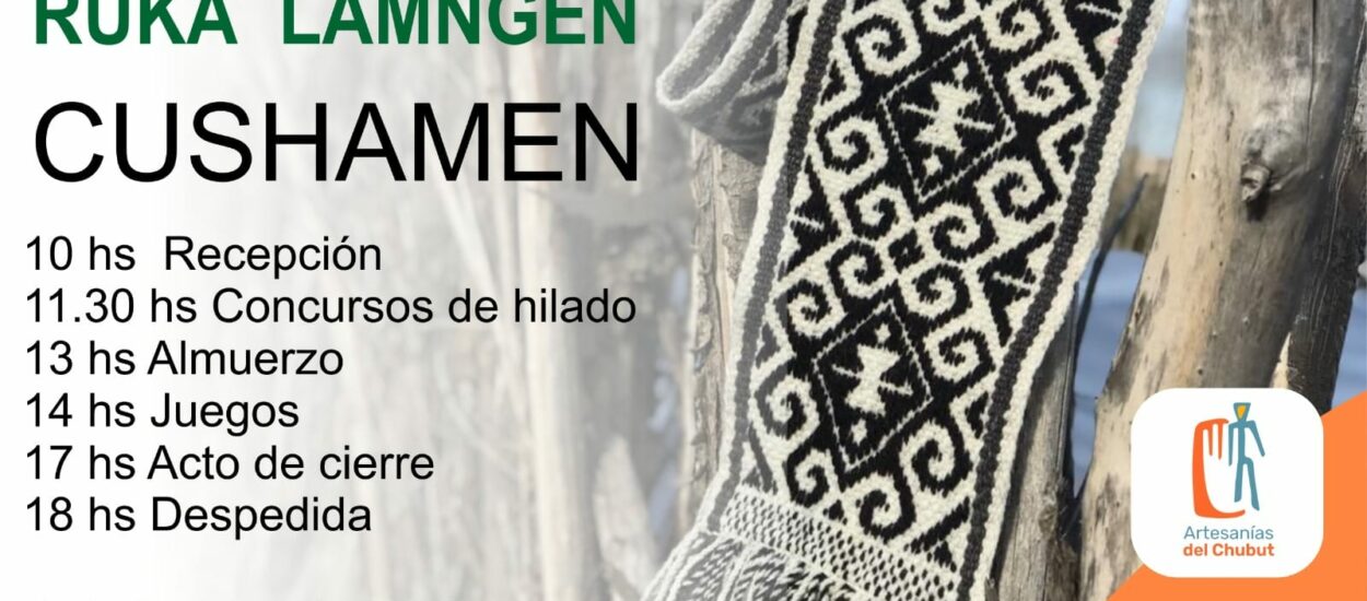 Provincia acompaña el XXII Encuentro de Artesanas “Ruka Lamngen” en Cushamen