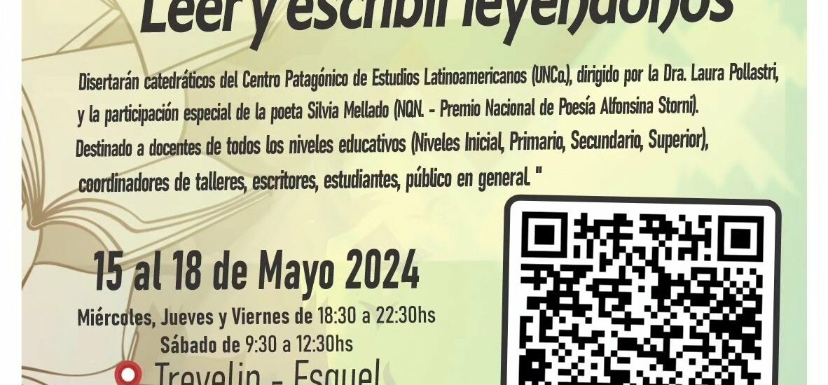 El Gobierno Provincial acompaña las jornadas sobre literatura patagónica “Leer y escribir leyéndonos”