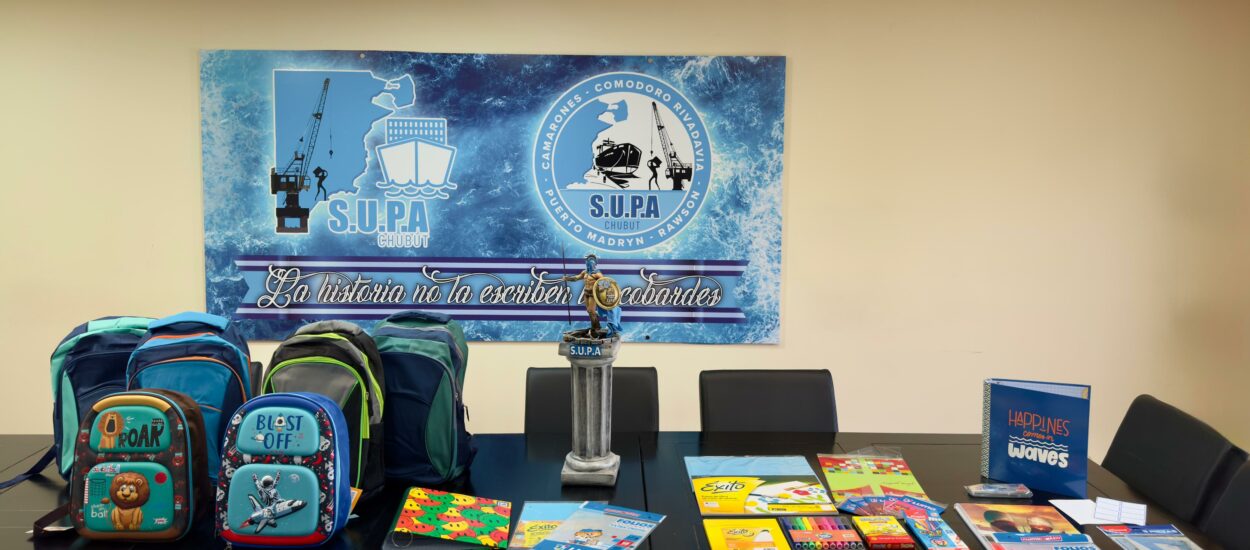 El Supa Chubut, entregó más de 800 Kits escolares