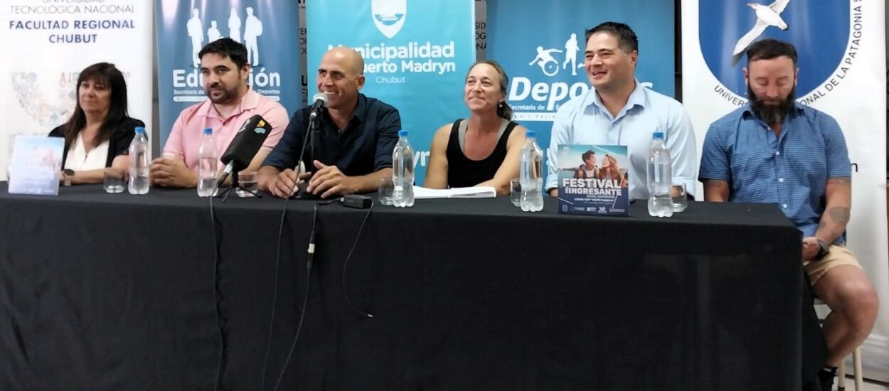Presentaron en UTN Chubut el Festival del Ingresante organizado por la Municipalidad de Puerto Madryn
