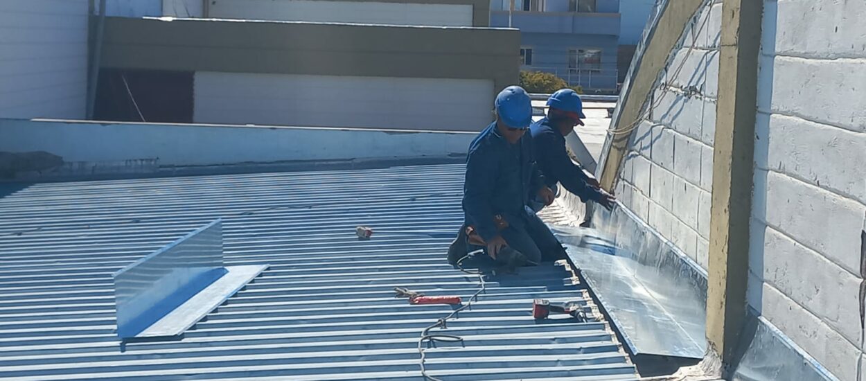 Provincia avanza con reparaciones en la Escuela N° 703 de Puerto Madryn