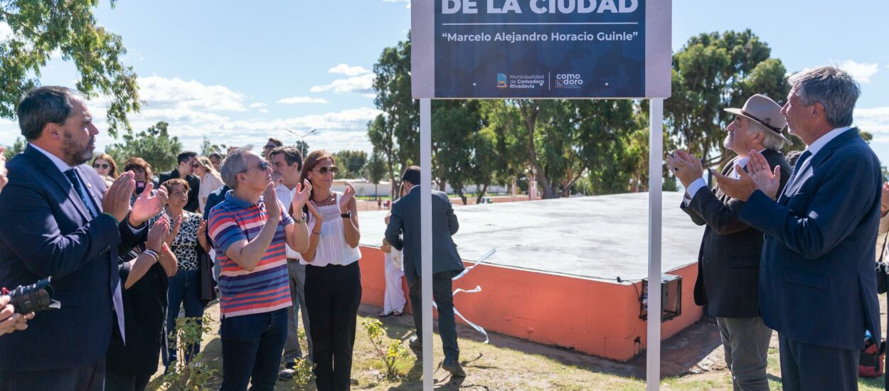El Municipio de Comodoro Rivadavia homenajeó a Marcelo Guinle en el marco del Aniversario de la ciudad