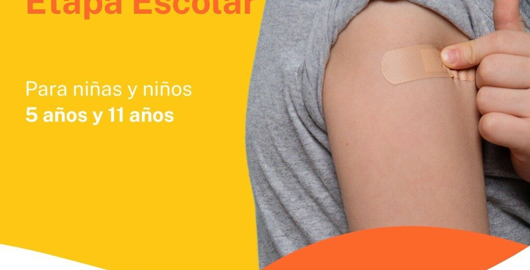 Provincia recordó a las familias la importancia de completar la vacunación de niñas y niños en etapa escolar