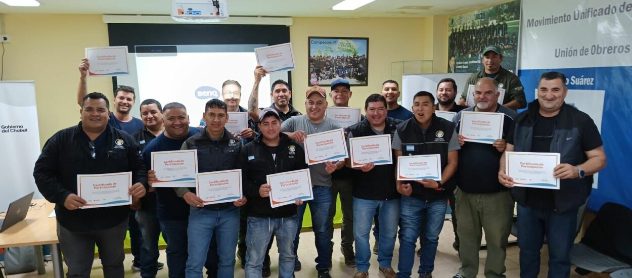 El Gobierno provincial dictó capacitación en Trabajo en Altura