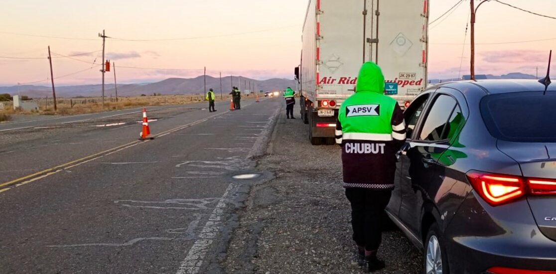 El Gobierno del Chubut controló más de 9.500 vehículos y retiró de circulación a 48 conductores alcoholizados durante el fin de semana