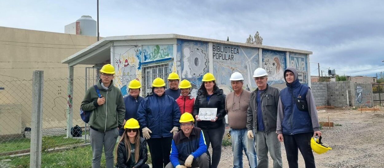 La Biblioteca Popular Manuel Belgrano amplía sus instalaciones con una capacitación en construcción