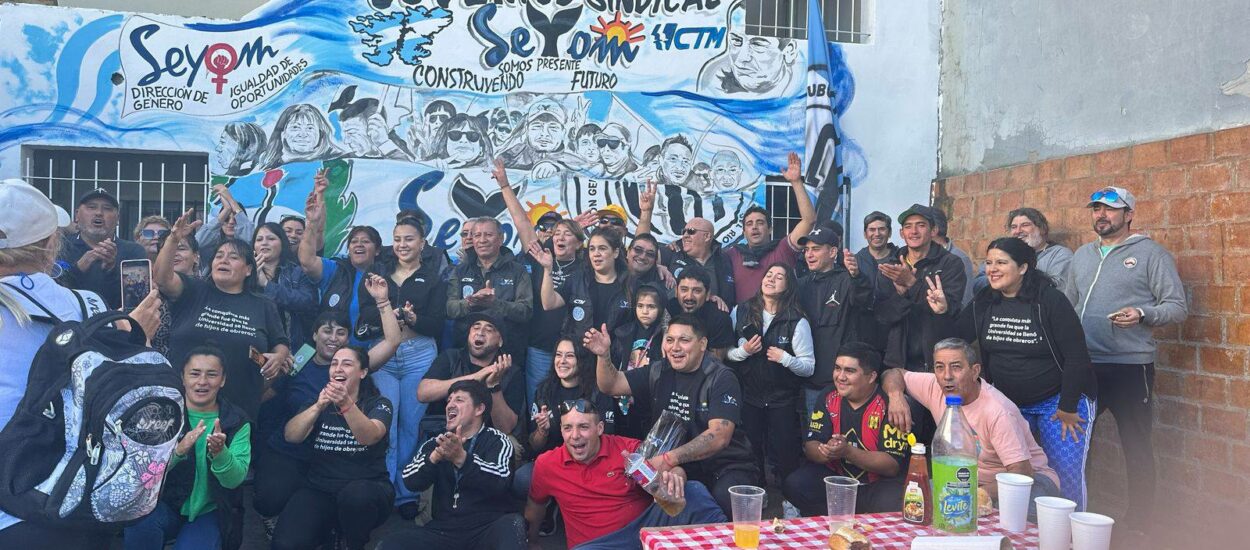 SEYOM: inauguró un emotivo mural en homenaje a la lucha y la unidad de los trabajadores