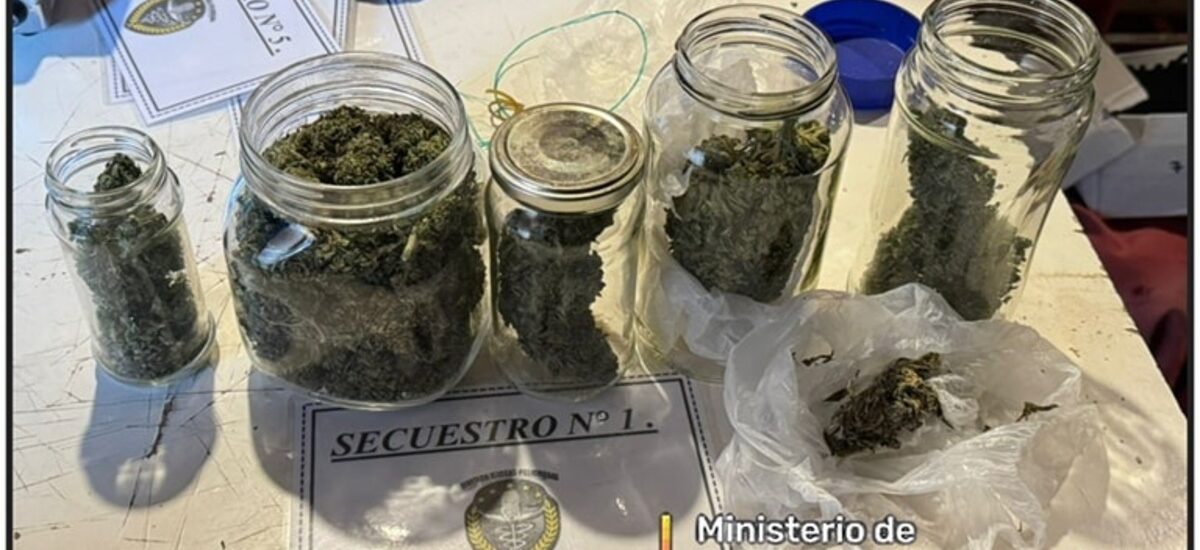 Desarticulan un punto de venta de droga en Puerto Madryn tras una denuncia anónima