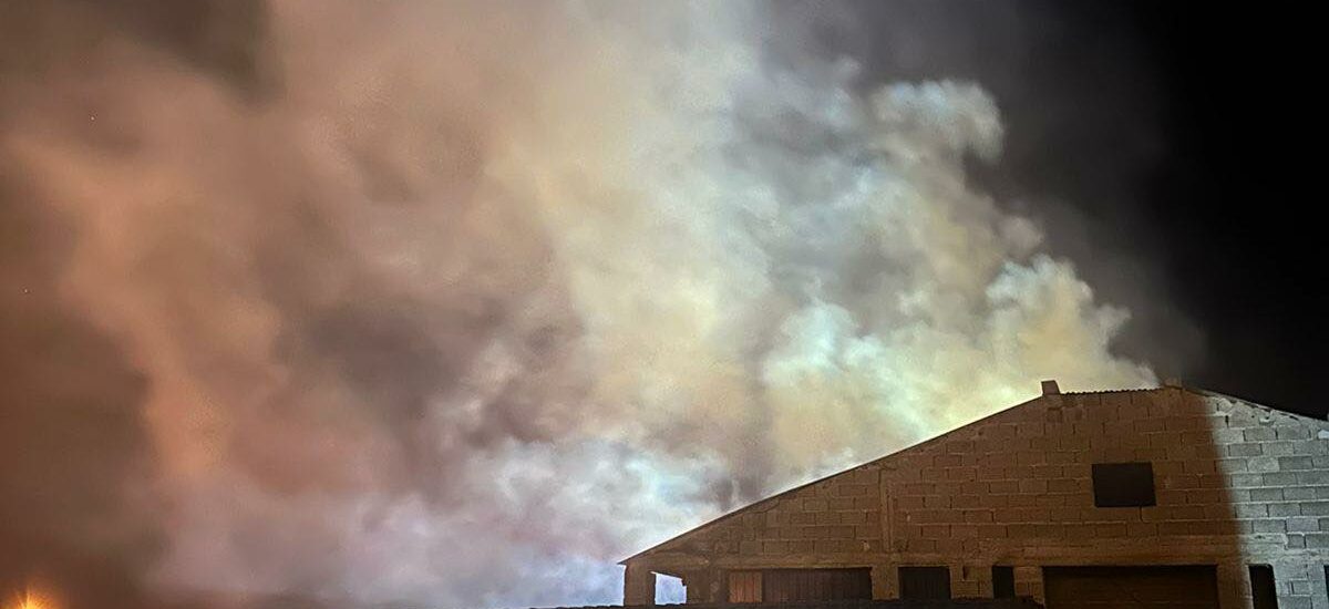Incendio en el camping de la mutual de SEROS en Playa Unión