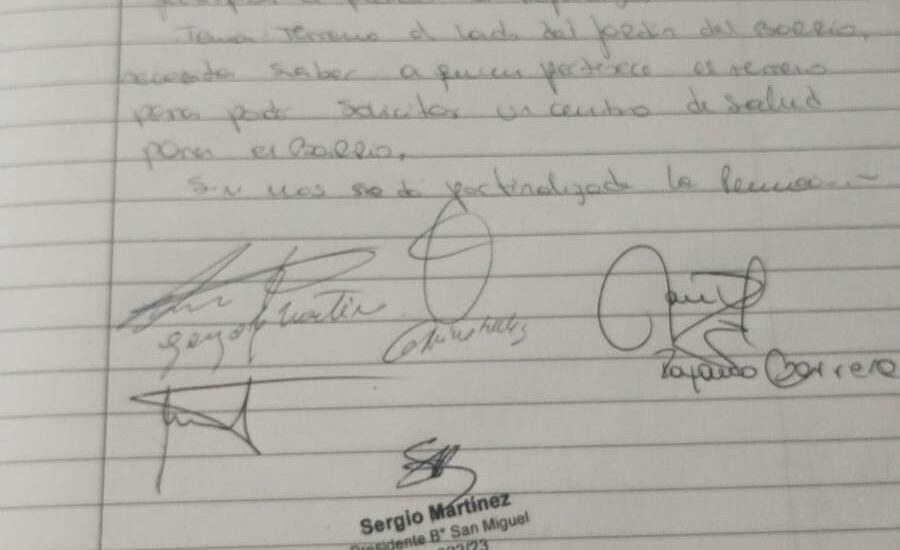 Concejales se reunieron con la Junta Vecinal San Miguel por el aumento de tarifas de Servicoop