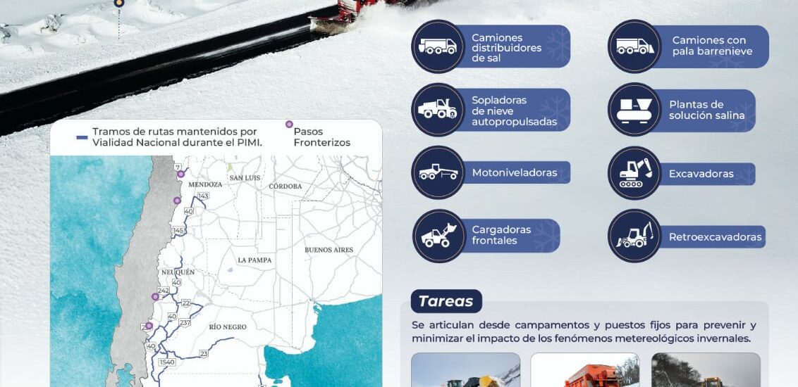 VIALIDAD NACIONAL DA INICIO AL PLAN INTEGRAL DE MANTENIMIENTO INVERNAL 2025