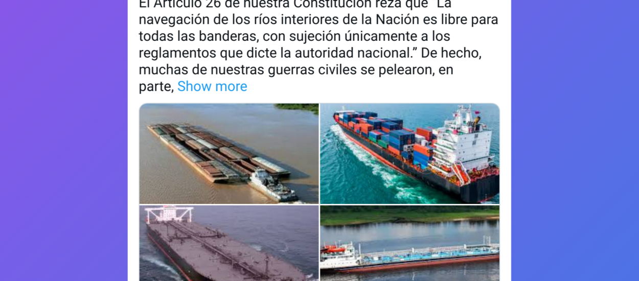 El Gobierno desregula el mercado de cabotaje y apunta a reactivar el transporte fluvial y marítimo