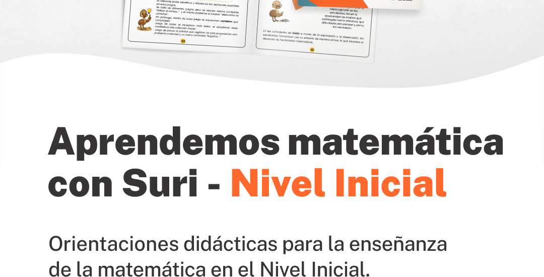 Chubut impulsa la alfabetización matemática desde el Nivel Inicial con la guía “Aprendemos Matemática con Suri”