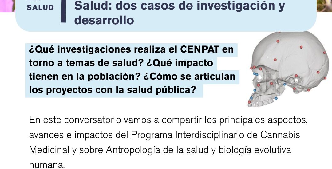 Los aportes del CENPAT al campo de la Salud será el tema del último conversatorio aniversario