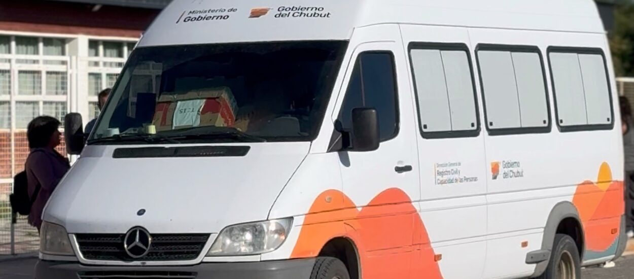 El Registro Civil Móvil continúa su recorrido por distintas localidades de Chubut