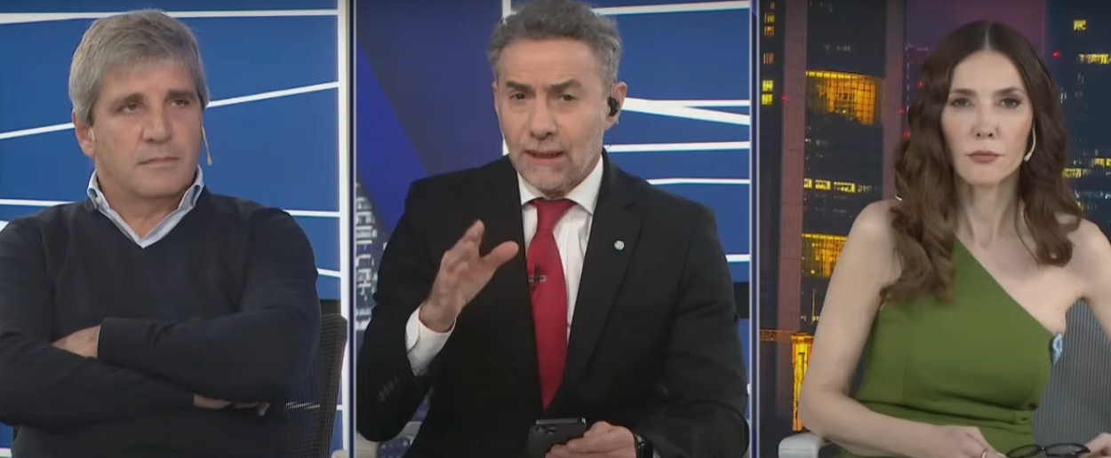 Luis Caputo, en La Nación+: “La macroeconomía está ordenada y no van a poder romperla”