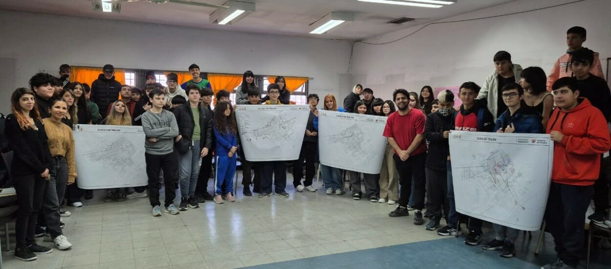 Estudiantes chubutenses construyen sus propios mapas en talleres de cartografía participativa