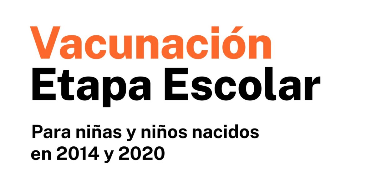 Provincia recordó a las familias chubutenses que completen la vacunación de niños en etapa escolar