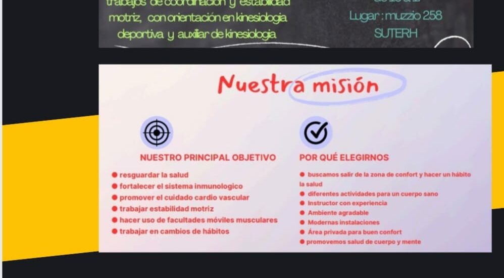 “Esencia”: entrenamiento personalizado para mejorar la salud física y emocional en SUTERH